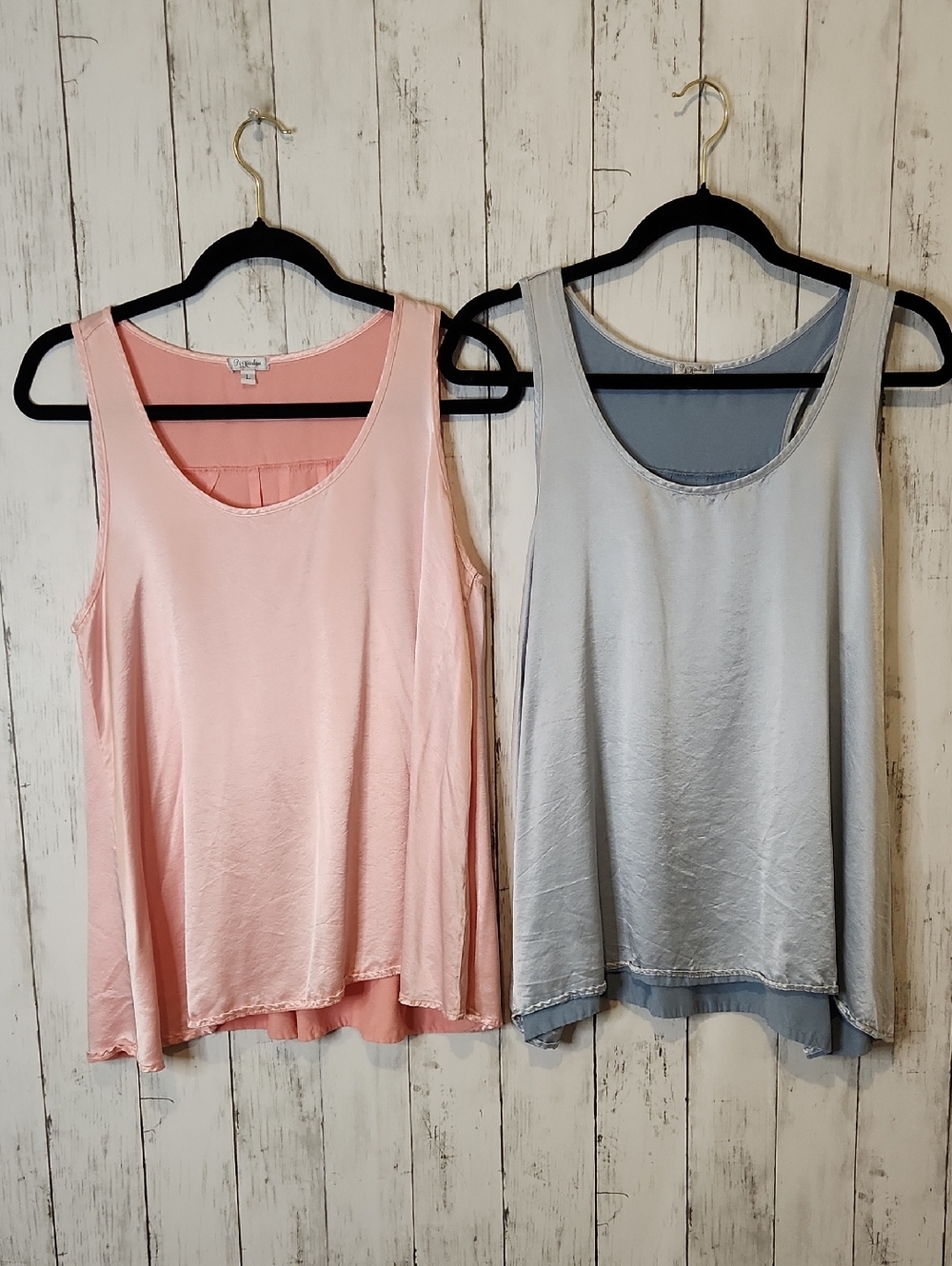 PJ Harlow Satin Feel Lounge Tank Bundle (2) | Large | Made in USA